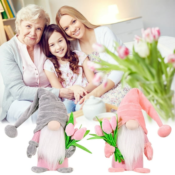 Handmade Faceless Dwarf Doll Figure, Gnome Ornament for Tabletop Display and Home Decor, Unique Valentines Day Gift for Daughter Or Family, Dwarf Figurine for Indoor Arrangement and Holiday Akmoler