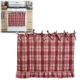 thumbnail image 1 of Handmade Farmhouse Oven Skirt - Ruffled Ribbon Tie Oven Curtain, Artisan Kitchen Collection, Heat Resistant Oven Skirt Curtain for Door, Easy Install Concealed Design for Cottage and Everyday Kitchen, 1 of 9