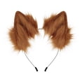 thumbnail image 1 of Handmade Wolf Ears Headband, Party Animal Accessory, 1 of 2
