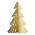 thumbnail image 1 of Handmade Festive Holiday Desktop Ornament Pleated Paper Tree For Seasonal Home Tabletop Display And Party, 1 of 5