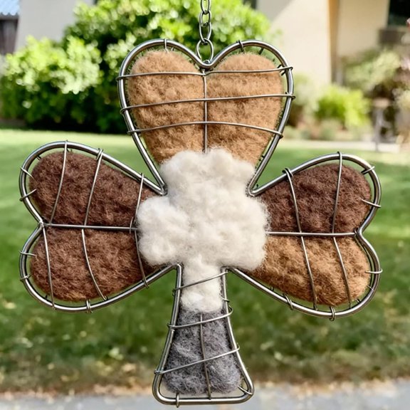 Handmade Fiber Bird Nesting Heart, Bird Nest Heart 2026, Hummingbird Nest Boxes for Outside, Refillable Birds Haven, Winter Fowl Gifts Animal Hummingbirds Lovers Home Garden Yard