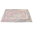 thumbnail image 1 of Handmade Flatweave Cotton Ivory | Multi Reversible Traditional Boho Area Rug for Living Room, Kitchen, Bedroom Home Decoration 2'x3' - 2X3 Rectangle, 1 of 5