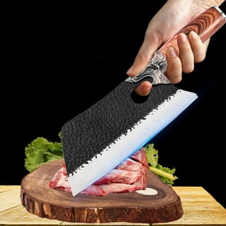 MLG Tools Bone Knife, Full Tang Meat Cleaver Knife Heavy Duty Bone Axe  Butcher Cleaver, for big bone and frozen meat