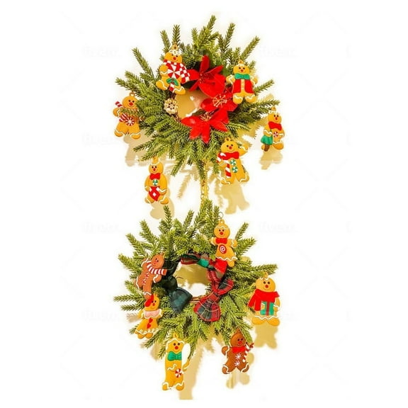 Handmade Gingerbread man Wreath