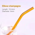 thumbnail image 1 of Handmade Glass Straw,Straight Bend Drinking Straws,Reusable ECO-friendly Household Tea Juice Events Party Favors Supplies, 1 of 6