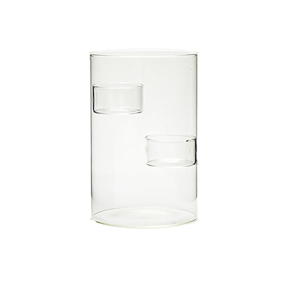 Handmade Glass Table Candlestick Decorative Ornament For Candlelight Dinner