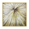 thumbnail image 1 of Handmade Golden Color Painting Canvas work Intersecting Elegance Gold Grey Abstract Crossroads Textured Painting Wall Art, 1 of 7