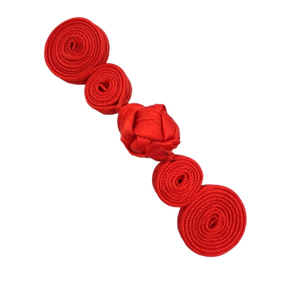 Handmade Gourd Shape Chinese Cheongsam Knot Button Closure Ribbon Fastener Costume Tang Shirt Suit Sewing Craft
