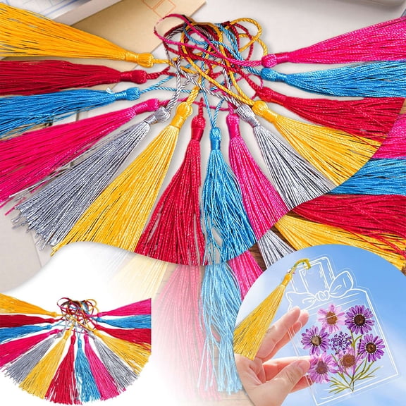 Handmade Graduation Bookmark Tassel Craft Soft DIY Jewelry Making Souvenir Accessories for Students Teachers