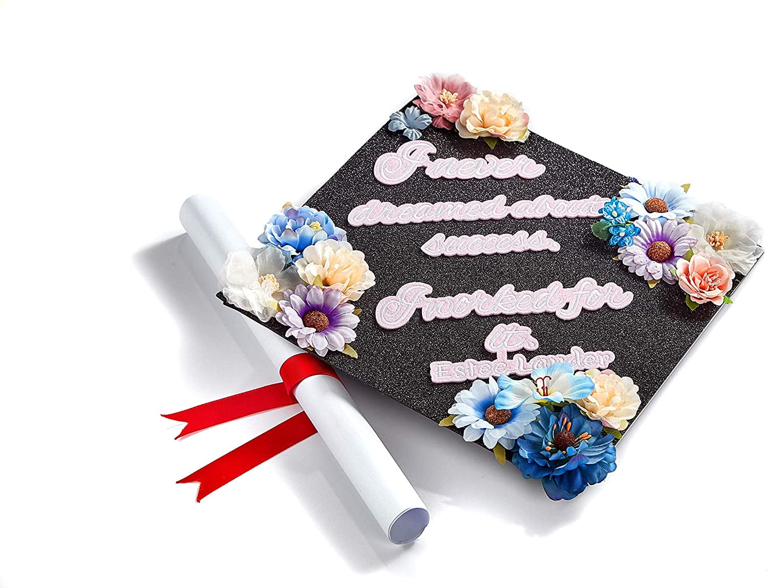 Handmade Graduation Cap Topper, Graduation Cap Decorations, I Never Dreamed About Success