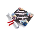 thumbnail image 1 of Handmade Graduation Cap Topper, Graduation Cap Decorations, I Never Dreamed About Success, 1 of 10