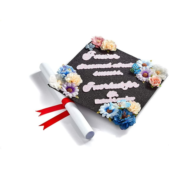 Handmade Graduation Cap Topper, Graduation Cap Decorations, I Never Dreamed About Success