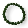 thumbnail image 1 of Handmade Green Jade Gemstone Bracelet - Natural Stone Jewelry for Women's Healing, Crystal Wristlet Bead Stretch, and Spiritual Connection, 1 of 4