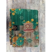 Handmade Gudari Indian Stitched mat Kantha Work Blanket Bedspread Winter Throw