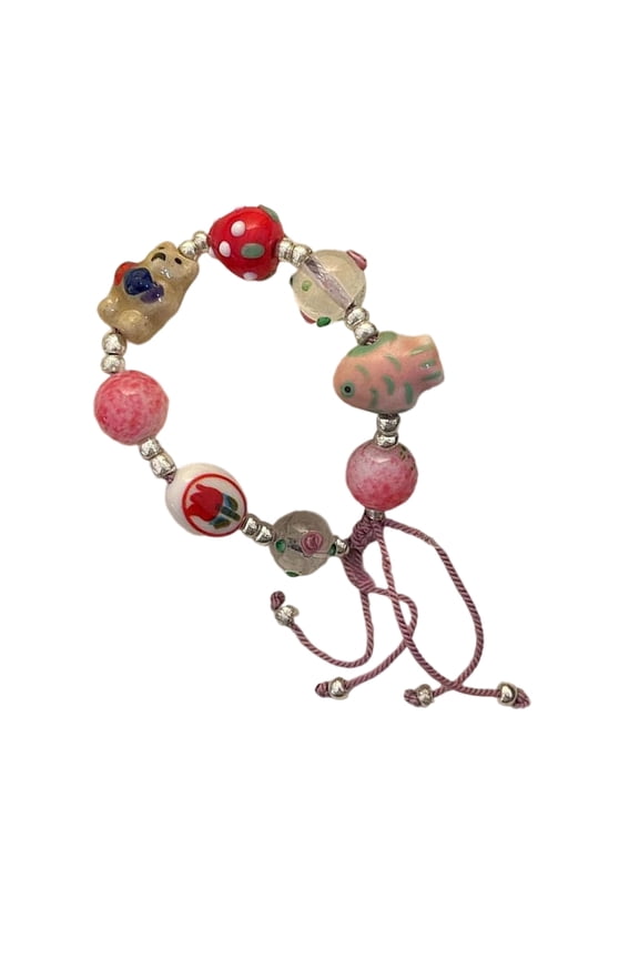 Handmade Handwoven Animal Bracelet Vintage Candy Inspired Jewelry for Women Trendy Party Accessory Stylish Outfits