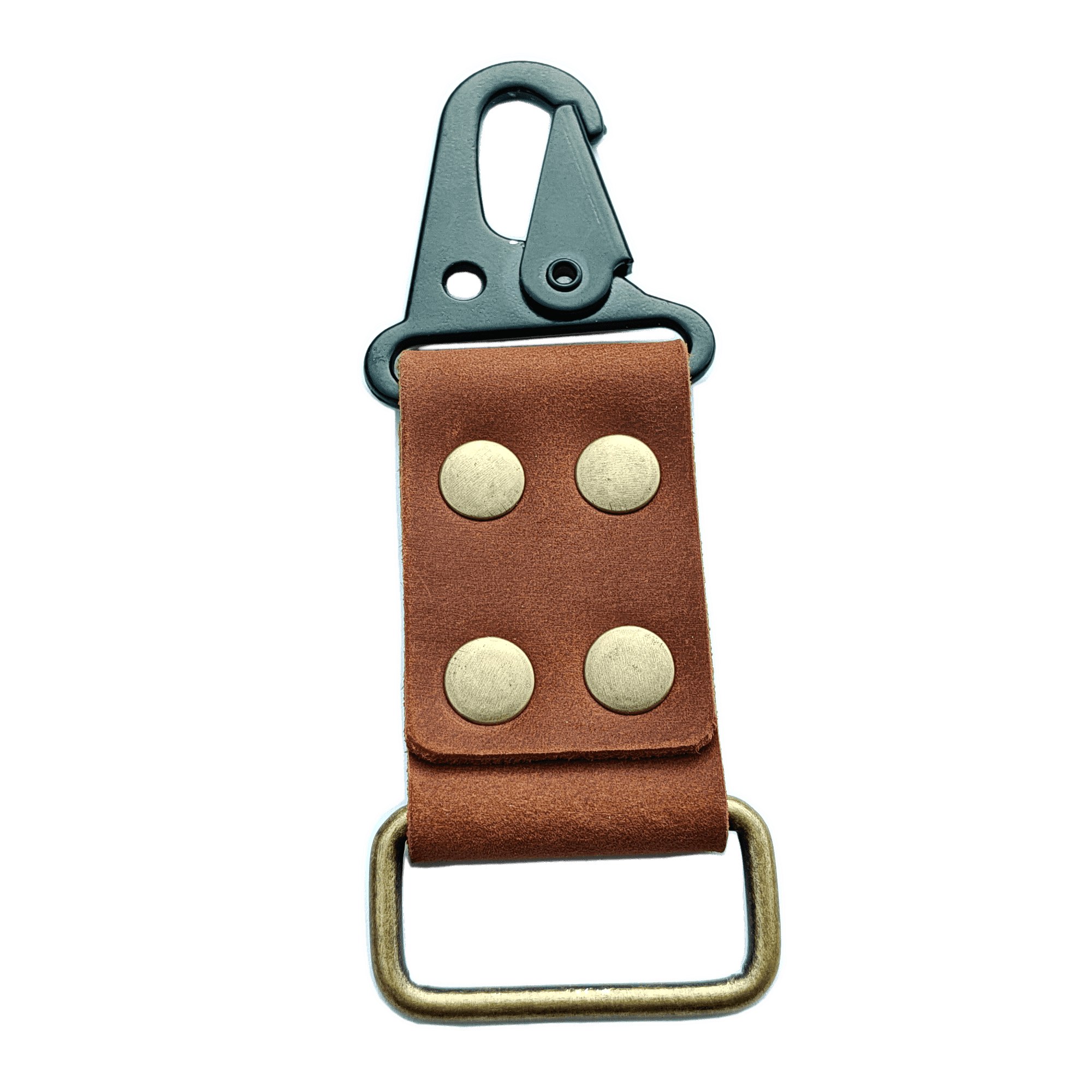 Rivets Forkey Rings Handmade Heavy Duty Key ring holder, Rivets Fixed Widened Leather ...
