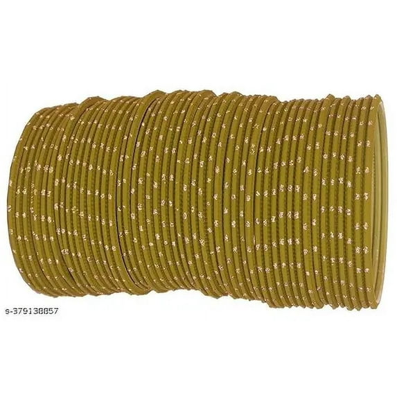 Handmade Heena Color 36 PCS Spark Metal bangle bracelet For Girls Made In India High Quality Metal Bangles Set