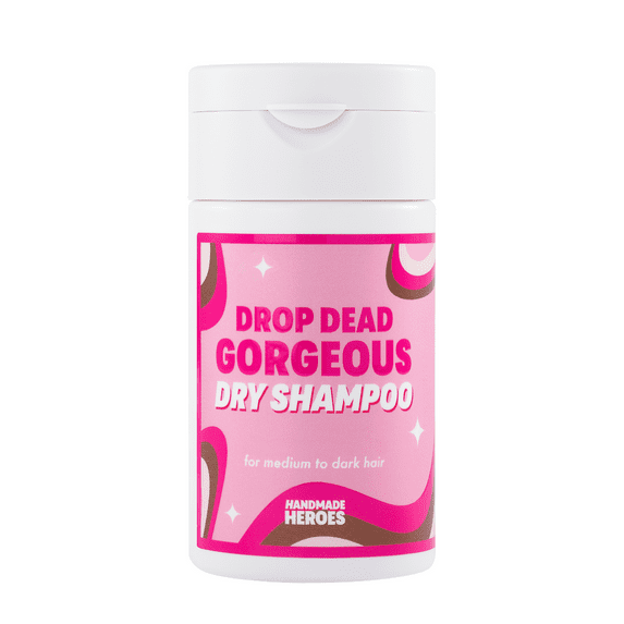 Handmade Heroes, Drop Dead Gorgeous Dry Shampoo For Medium to Dark Hair, Non Aerosol | 100% Natural and Vegan