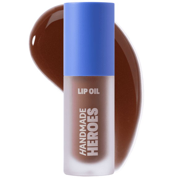Handmade Heroes Mother of All Lip Oil in Toasted Caramel | Vegan Lip Gloss & Moisturizing Lip Care