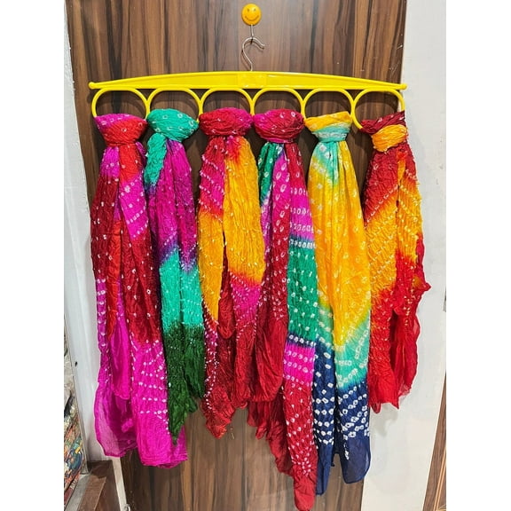 Handmade Indian Bandhani Dupatta in Multicolor - Wholesale Lot for Weddings Parties and Gifts