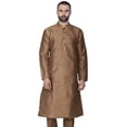 thumbnail image 1 of Handmade Indian Designer Ethnic Long Silk Art Kurta Designer…, 1 of 3