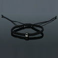 thumbnail image 1 of Stylish Initial String Bracelets Handmade for All - for Couples and Minimalist Rope Braided Jewelry for Men and Women, 1 of 8