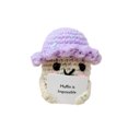 thumbnail image 1 of Handmade Inspirational Crochet Positive Figurines – Handmade Emotional Cheer Support, Gifts for Women Men Friends Coworkers, Birthday for Him Her, 1 of 1