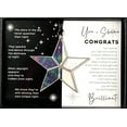 thumbnail image 1 of Handmade Iridescent Stained Glass Star With Heartfelt Congratulation Message - Graduation Gift/New Chapter Gift for New Beginnings, 1 of 6