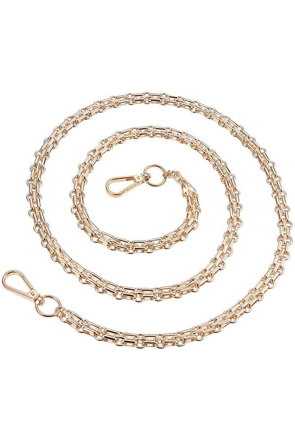 Handmade Iron Chains Unwelded Light Gold 3.94 Feet(1.2m)/Box