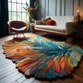 thumbnail image 1 of AVYAY RUGS Botanical Handmade Irregular Shape Area Rug, 6' x 8', Plush, 1 of 6