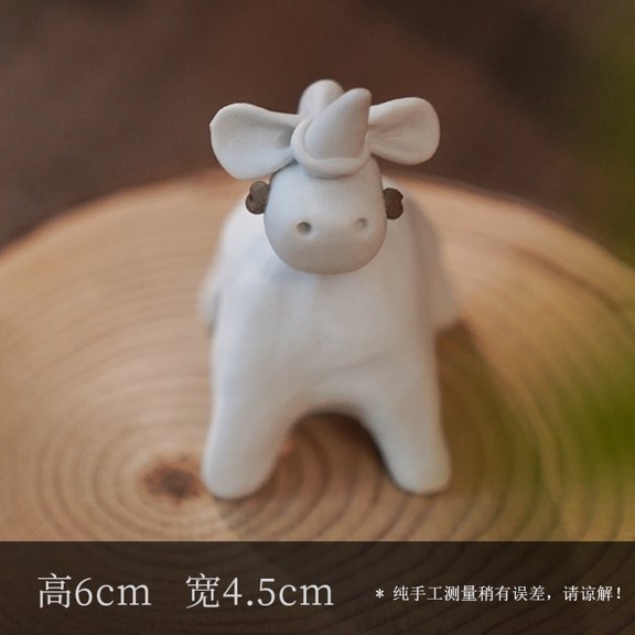 Handmade Items - White Dragon Horse - Ceramic Ornamental Figurine