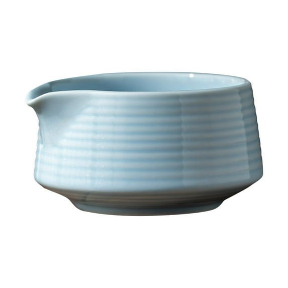 Handmade Japanese Matcha Tea Bowl Ceramic Pouring Spout Cup For Traditional Whisking Preparation