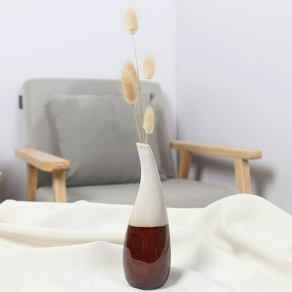 Handmade Jingdezhen Porcelain Vase – Minimalist Modern Home Decor for Living Room, Dining Table & Desk