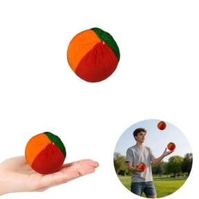 Handmade Juggling Ball Sand Filled Practice Toy, Hand Eye Coordination Training Equipment, Circus Skill Recreation Party Activity Accessory, Portable Exercise Ball