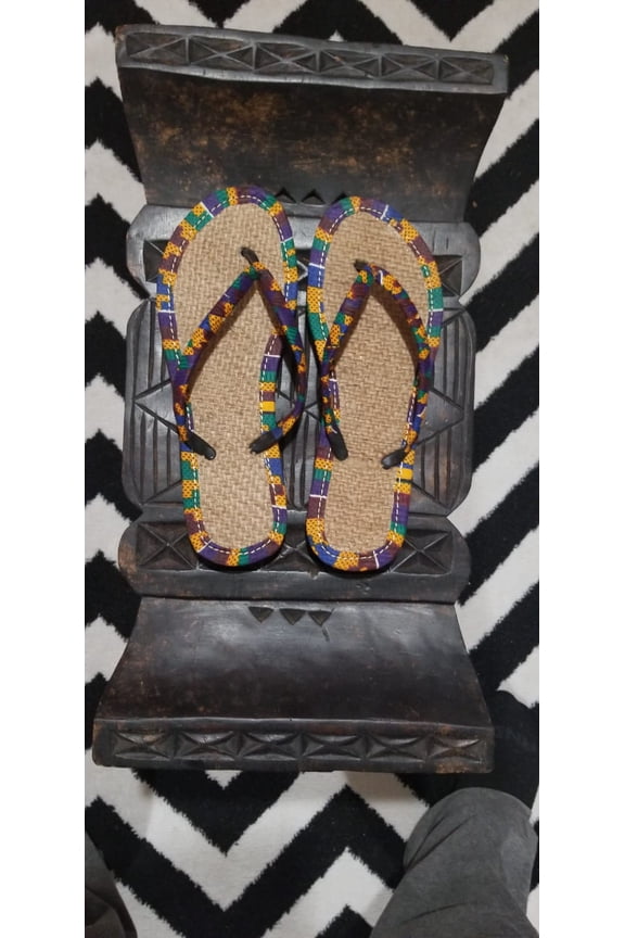 Handmade Kente Slippers