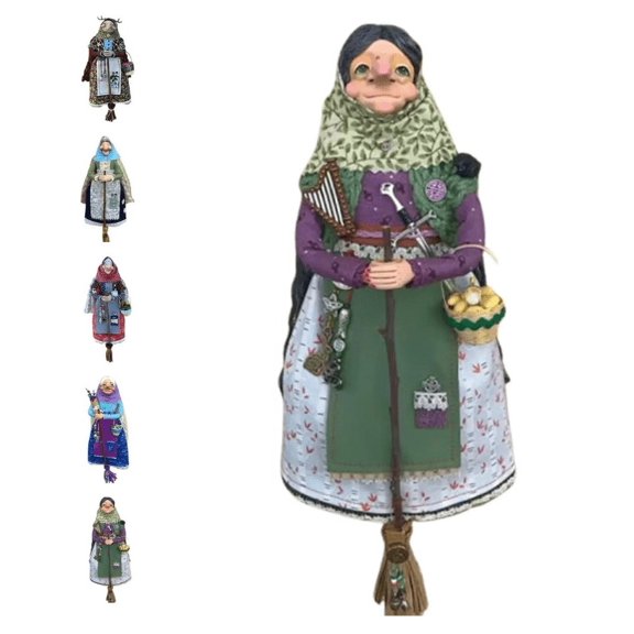 Handmade Kitchen Witch Doll. Charming Decor For Home & Kitchen Perfect For Cooking Enthusiasts And Witchy