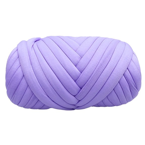 Handmade Knitting Blanket Thread Core Infused Yarn Strips Chunky Wool DIY Blanket Material