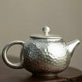thumbnail image 1 of Handmade Kung Fu Tea Set Gift Luxury 999 Pure Silver Porcelain Gilded Silver Health Tea Pot, 1 of 8