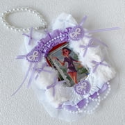 Handmade Lace Card Holder 3-inch Kawaii Kpop Photocard Holder Ribbon Bow Lolita Sweet Toploader Anime Itabag Display Keychain