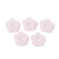 thumbnail image 1 of Handmade Lampwork European Beads Large Hole Beads Flower Pink 15-16x4-6mm Hole: 4.8mm, 1 of 3