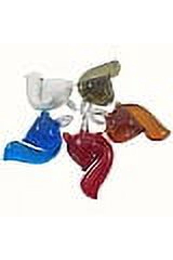Handmade Lampwork Pendants Fox Mixed Color 54x31mm Mixed Color Hole: 8mm