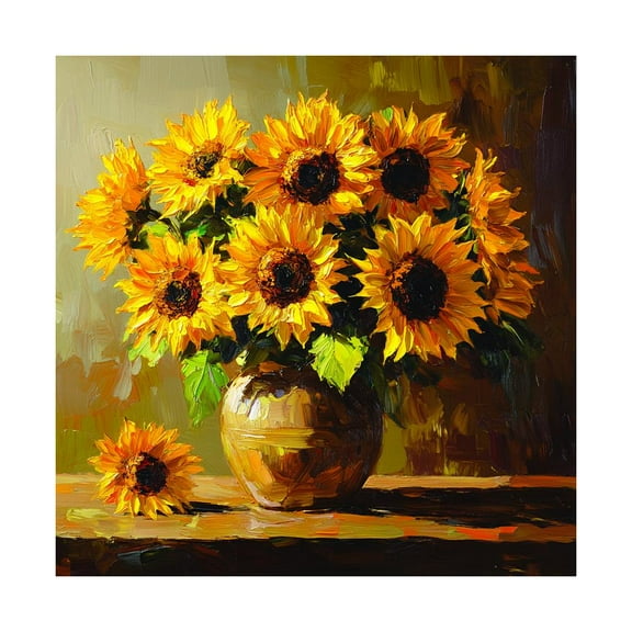 Handmade Landscape Diamond Art Kit on Oil Canvas, Colorful with Accessories, 12 × 16 Inches