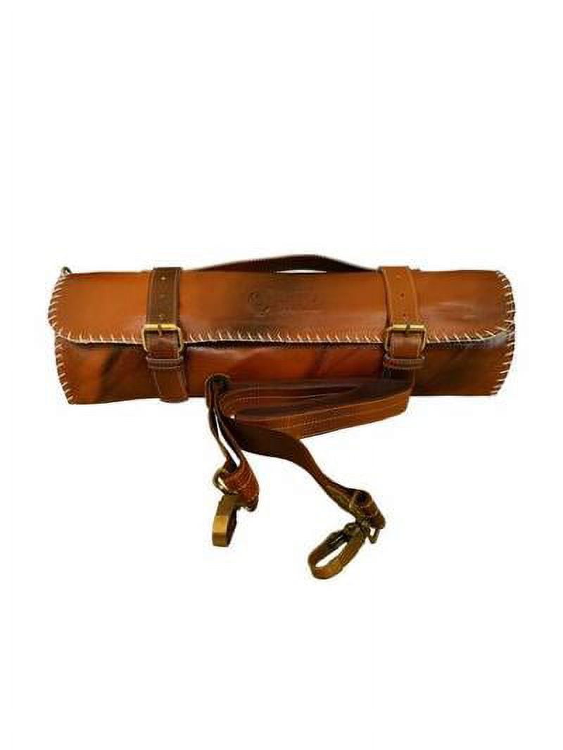 Handmade Leather Chef Knife Roll Leather Knife Bag Chef's Satchel