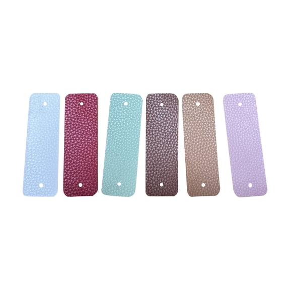 Handmade Leather Crochet Hook Label Customizable Name Text for Hats Scarves Yarn DIY Sewing Advanced Product Labels