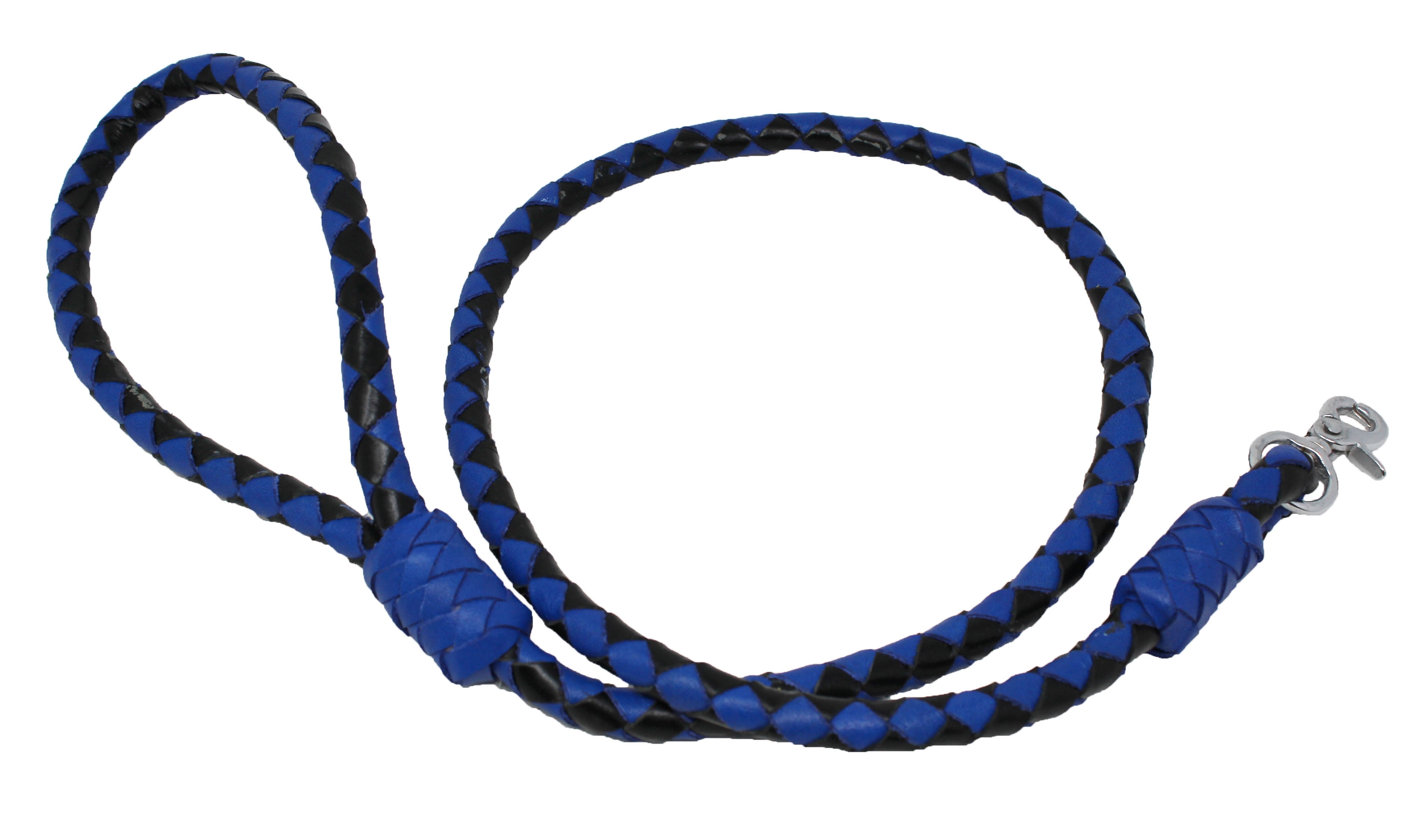 Handmade Leather Dog Collar Leash Padded Handle 60007RB