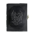thumbnail image 1 of Handmade Leather Double Dragon Journal/Writing Notebook Diary/Bound Daily Notepad (7" x 5", Black), 1 of 8