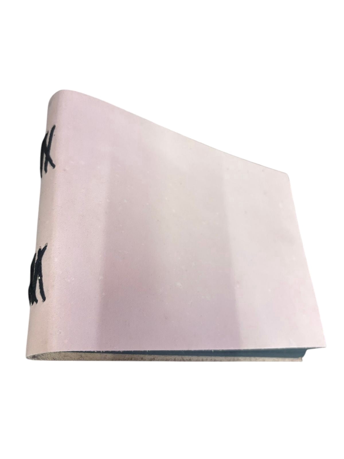 Handmade Leather Journal 10x7 Inches – Deckle Edge Drawing Paper Notebook, Vintage pink Leather Diary, Rustic Sketchbook Gift