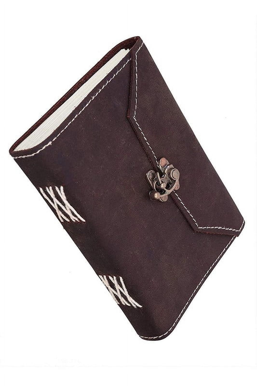 Handmade Leather Journal with Handcrafted Pages