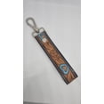 thumbnail image 1 of Handmade Leather Wristlet Key Chain Top Grain Leather Key Holder 5 Inch, 1 of 4