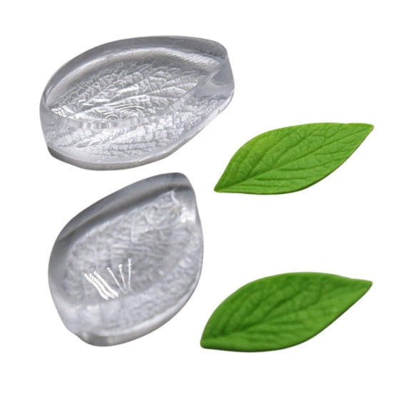 Handmade Leaves Molds Leaf Molds Leaves Shape Molds Baking Molds Leaves Embosssing Clay Molds for Fondant Decorations